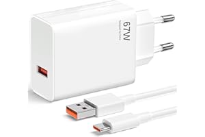 AOKUTDA 67W Caricatore Rapido Adattatore USB per Xiaomi,Caricatore Caricatore Turbo con Cavo USB C 2m per Xiaomi Redmi 13T/ 13/ 12S Ultra/ 13 Lite/ 12X/ 11T,Note 13Pro/12Pro/11Pro,11S 11 Ultra,Poco F5 X5 Pro