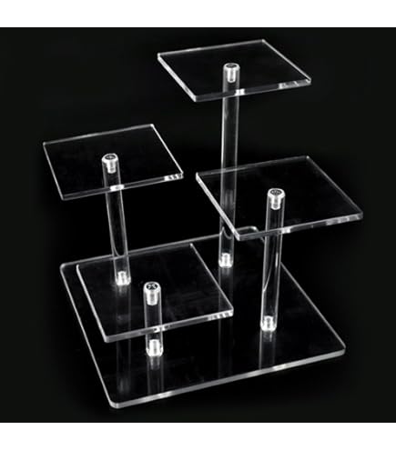 JSDMBD Acryl Display Riser Regal für Pops-Figuren, klarer