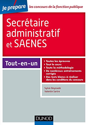 Download Secrétaire administratif et SAENES - Tout-en-un (Concours fonction publique)