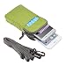 Produktbild jbTec® Gürtel-Tasche Handy-Tasche #G38 165x90x30mm Nylon Umhängetasche Herren klein - Case Clip Gürteltasche Handytasche, Farbe:Grün