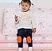 1 Pairs Soft Silicone Crawling Baby Knee Pads Protector Kids Knee Pad ORANGE