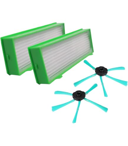 McFilter 4x Filtri HEPA Per Robot Vorwerk Folletto VR200 VR300 – Ricambio Per Contenitore Polvere