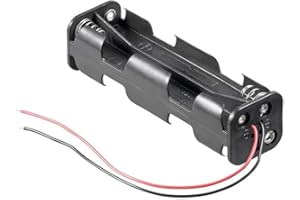 Goobay 11741 8x AA (Mignon) battery holder - Loose cable ends