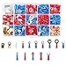 Produktbild 300PCS Kabelschuhe Set, 15 Arten Sortierte Isolierte Elektrische Kabel Crimp Terminal Connector Kits für Garagen Auto Elektriker Mechaniker Werkstätten
