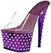 Produktbild Pleaser STARDUST-701 STDUS701 Damen Pantoletten, Klar/Lila, US 11