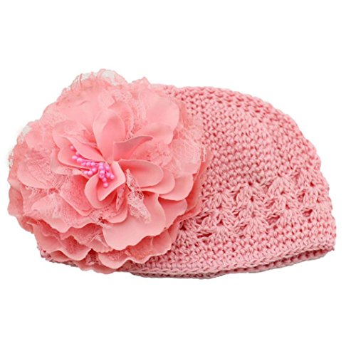 Tonsee® Flower Toddlers Infant Baby Girl Lace Hair Band Headband Headwear Hat (Pink)