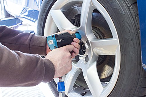 HAZET Druckluft-Schlagschrauber (extra kurz (92 mm) I max. Lösemoment 1100Nm, Vierkant 12,5 mm (1/2 Zoll), empfohlenes Drehmoment 610 Nm, Jumbo Hammer-Schlagwerk) 9012M - 3