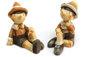 DLM_BOMBONIERE DLM-31943 (Kit 12 Pezzi) Pinocchio Burattino Marionetta Favola Fiaba Nascita Battesimo Comunione Segnaposto Pensierino bomboniera