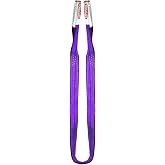 PONSA. Double layer loop lifting sling for 1 kg &ndash; Length: 3 metres, Width: 3 cm. Patented PONSAGARD system with protection ag