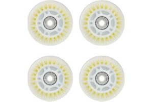 CENPEK 4 pieces Inline Roller Skate Wheels with Led, Durable Luminous Bright Wheels for Sliding, 60mm, Yellow