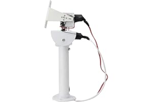 SUDEG DIY DC 30 W Two-Axis Gimbal Solar Tracking Monitoring Robot High Performance High Torque All-Metal X Axis Y Axis Worm Gear Motor