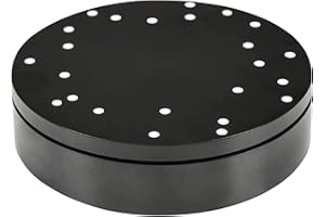 INNCEN Support d'affichage rotatif automatique 7,8 pouces pour scanner 3D POP modèles 3D, tourne automatique portable, support photo rotatif à 360 degrés, 2,5 tr/min, support rotatif silencieux