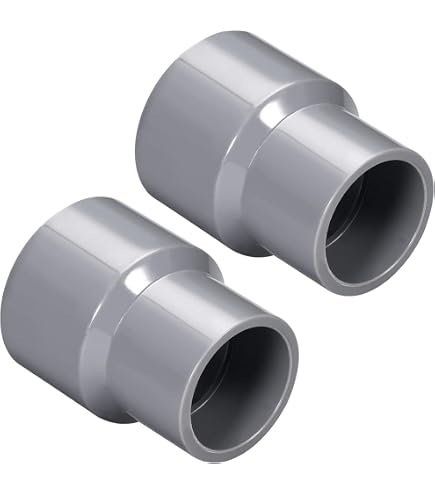 MONTERAL Conisch PVC-U Verloopstuk – Mannelijk 40 Mm Naar Vrouwelijk 63-50 Mm, Lijmaansluiting, PN16, 10 Jaar Garantie