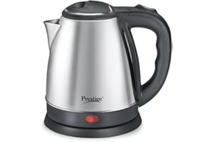 Prestige 1.5L PKOSS Stainless Steel Electric Kettle | 1350 Watts| Elegant Design | Cool-touch Handle and Lid | Automatic Cut-