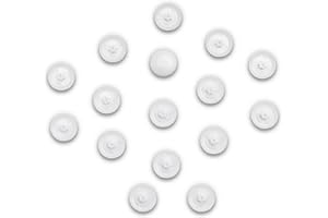 KLAMA 100 Abdeckkappen für Torx-Schrauben - Torx Schraubenabdeckung aus Kunststoff in verschiedenen Größen (TX 20, Weiß)