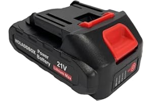 ZAHALA BATTERY 21V Lithium Battery - 2.0 Ah Replacement Battery with Led Indicator Compatible with Leaf Blower and Mini Chainsaw Cordless 4 Inch/ 6Inch