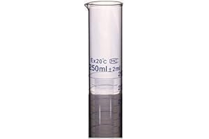 Rocwing - Boro 3.3 Glass Measuring Cylinder Laboratory Glassware (250ml)