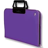Faber-Castell Project Bag Purple, 28x38 cm, Hanging Carry, Pen Holder, Hard Cover, Hand Tireless Ergonomic Handle