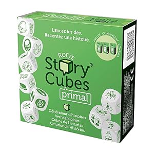 Asmodée Story Cubes: Primal – Juego de dados, Multilenguaje