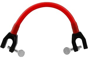 Tabanzhe Ski Tip Connector-Ski Training Aid Snowboard Accessories Downhill Durable Portable Skiing Equipment for Kids and Beginners(Red)