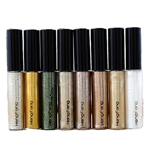 Face Like Shimmer Liquid Eyeliner Waterproof Bling Eye Silkworms Magic Glitter (5# Metallic)
