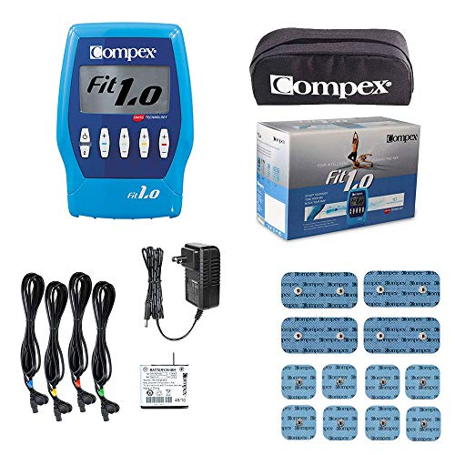 Compex Fit 1.0 Electroestimulador, Unisex, Azul, 0