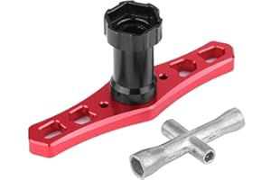 DILWE 17mm Clé à douille d'écrou de roue outil M2, M2.5, M3, M4 clé hexagonale croisée pour voiture/avion RC