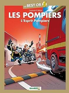 jaquette livre Les Pompiers - Best Or - Esprit Pompiers