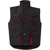 Velilla 205902; Multi-pocket bicolor quilted vest