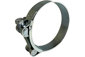 Boltza® Single Bolt Hose Super Clamp 74-79mm Clip Silicone Rubber Exhaust x1