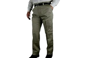 MASTINO Pantalone Uomo Invernale Imbottito in Pile Elegante Classico Caldo Foderato 46-60 a Tasca America Vita Alta Nero