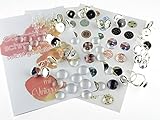 Dieses Set ist weiterführend ? es beinhaltet keinen Kleber und passt sich so dem Einsteiger Set zum Cabochon Schmuck selber machen perfekt an.
