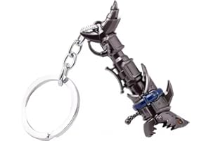 Guodong League of Legendes Jinx Cannon Lol Schlüsselanhänger aus Metall als Geschenk Schlüsselanhänger Schmuck für Auto