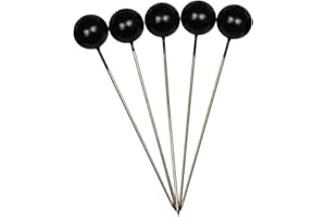 CORDERIE ITALIANE Cord Erie Italiane 006042495 Deko de agujas, diámetro: 6 x 65 mm, 100 unidades), color negro