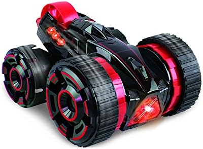 High Speed RC Stunt Car With Flexible Wheels 6ch five wheels Special Effects Robot Radio Cotrol Car(Red)