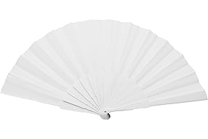 Colours & Beauty weiße Frauenfächer aus Plastik | Hochzeitsfächer | Hochzeitsfan | Hochzeitsgeschenke | Personalisierte Hochzeitsfächer | Japanische Fächer | Zeremoniefächer