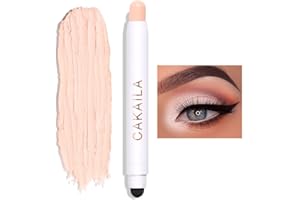 TIMIPOO Crema de sombra de ojos, lápiz de sombra de ojos, barra de maquillaje de ojos mate y brillante, maquillaje fluorescente con sombra de ojos impermeable de larga duración (12#)