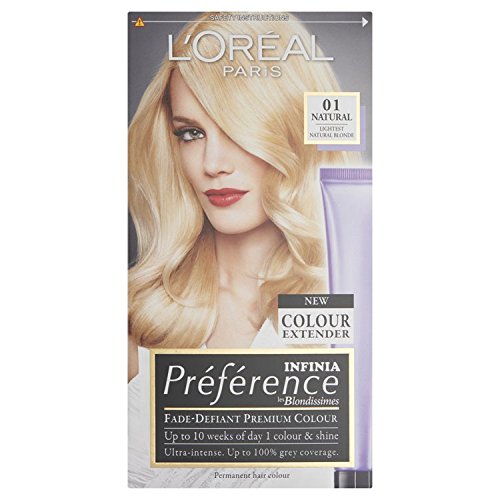 L'Oreal Preference Les Blondissimes 01 Lightest Natural Blonde Hair Dye
