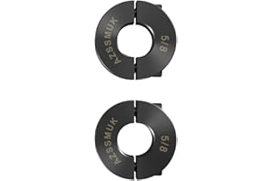 AZSSMUK Double Split Clamp-On Shaft Collars, Metal, 5/8" Bore with Set Screw, 2-Piece Set