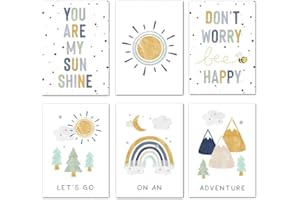 EASYLIFESTORE EasyLife - Póster educativo ABC para habitación infantil (21 x 30 cm, A4)