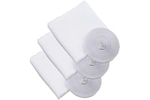 DDGAO Zanzariera per finestra, confezione da 3 pezzi, zanzariera autoadesiva fai da te per insetti e api, con 3 rotoli di nastro adesivo, adatta a più finestre