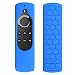 Produktbild CASEBOT Hülle für Fire TV Stick mit Alexa-Sprachfernbedienung (1. Generation), Amazon Echo/Echo Dot Alexa Voice Remote - Leichte Rutschfeste Stoßfeste Silikon Schutzhülle, Blau