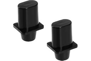 THE LORD OF THE TOOLS 2 szt. końcówka przełącznika górnego kapelusza vintage górny kapelusz, przełącznik z tworzywa sztucznego, końcówka przełącznika, gałka przełącznika do większości gitar elektrycznych, czarna