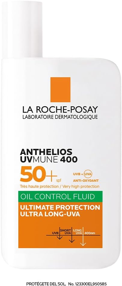 La Roche-Posay Anthelios Oil Control Fluid SPF 50+ Akışkan Yüz Güneş Kremi 50 ml