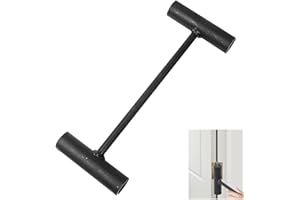 MEEQIAO Llave de Ajuste de Espacio de Bisagra, Resistente y Fácil de Usar, Herramienta de Ajuste de Bisagras de Puerta Negra, Herramienta de Ajuste de Bisagra de Puerta, para Bisagras de 19-22 mm (1)