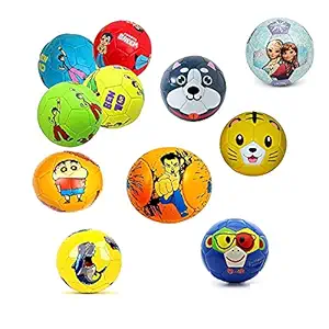 Gmefvr Kids Mini Football Multi Random Cartoon Character for Kids | Size 1