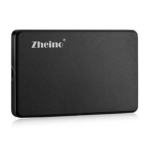 Zheino 2,5 Zoll USB 2.0 IDE 44PIN PATA HDD/SSD Festplatten Externes Festplattengehäuse Gehäuse Mit USB2.0 Kabel, Tool-free – Schwarz - 2