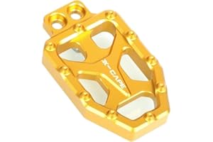 SHFT Compatibile con Morini X-Cape 650 Moto Xcape650 Freno Sedile allargato Pedale leva freno Pedale allarga estensione Freno posteriore Peg (Color : Yellow)