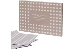 CLOTHES DOCTOR Scented Drawer Liners Infused with Essential Oils - 6 Large Sheets (58cm x 40cm) | Natural Moth Repellent & Freshener | Plastic-Free, Vegan, Cruelty-Free, Recyclable Packaging | Made in Britain