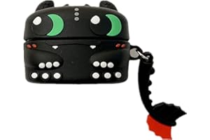 eglixu Do Samsung Galaxy Buds Live (2020)/Buds pro (2021)/Buds 2 (2022)/Buds 2 pro (2022)/Buds FE (2023) etui ochronne 3D z brelokiem do kluczy, dinozaur